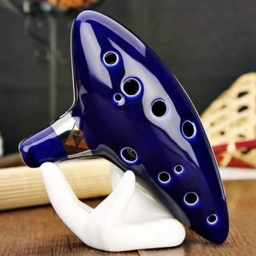 Ocarina 12 trous - Ceramic Alto C Legend of Zelda - Bleu