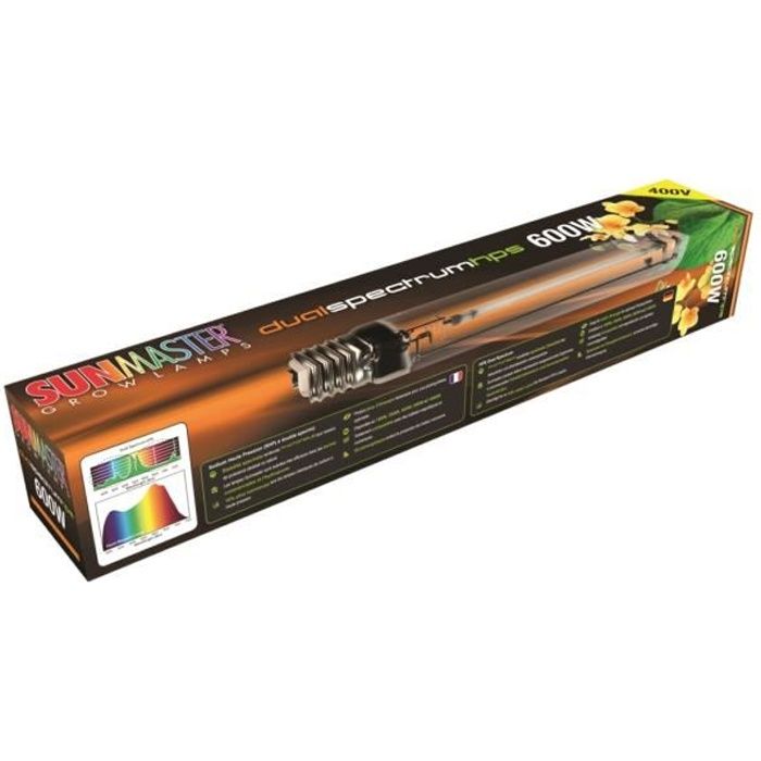 Ampoule HPS 600W Dual Spectrum 400V - SUNMASTER