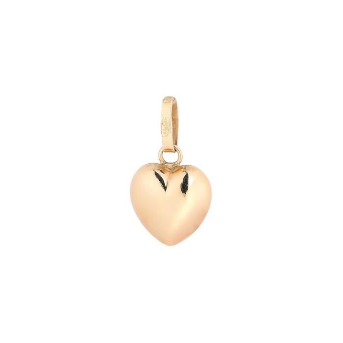 YSORA - Pendentif Cœur en Or Jaune 9 Carats - Enfant