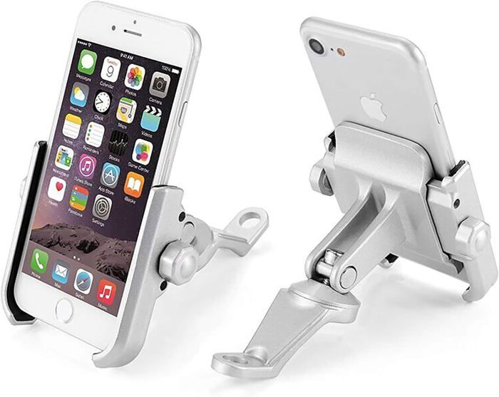 Acheter Fonken support de téléphone pour moto avec Mini parasol parapluie vélo moto support guidon rétroviseur décoration