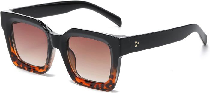 Lunettes De Soleil Agent Provocateur - Monture Noire Géométrique Épaisse - Rétro