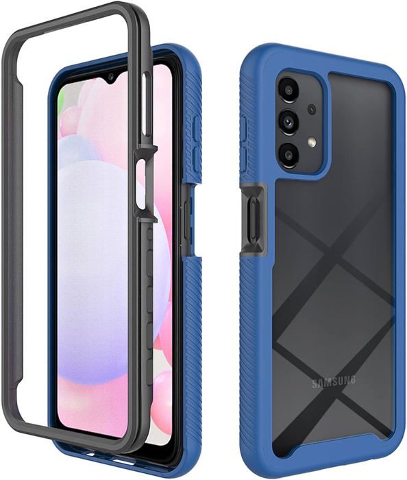 Coque Bumper Silicone Pour TEENO Smartphone 5,3 Pouces - Protection Renforcée Aux Coins, Accès Aux Ports - Couleur Bleue