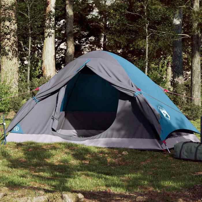 Tente de camping - vidaXL - 94647 - 4 personnes - Imperméable - Bleu