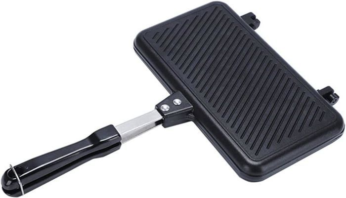 Appareil Croque-Monsieur Anti-Adhrent Au Gaz Pain Grill Machine Petit