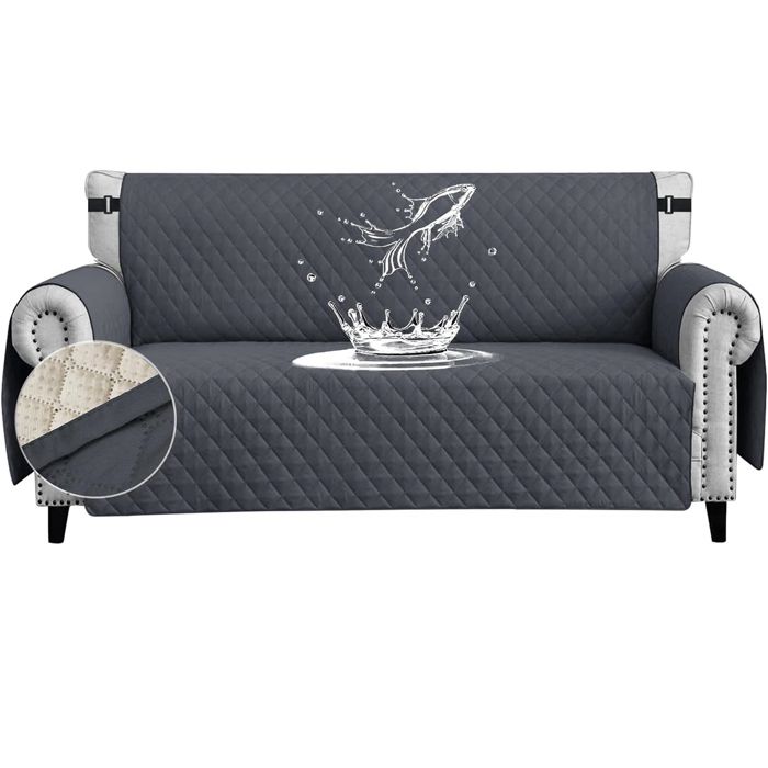 YEMYHOM Housse De 8 Pièces Pour Canapé Inclinable à 3 Places, Extensible Et Protectrice, à Nouveau Motif Jacquard Et Poche Latérale, Ajustement Antidérapant Et Dessous élastique (vert Kaki