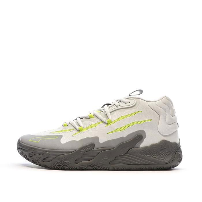 Puma Chaussures de basket Blanche/Grise Homme Puma Hills