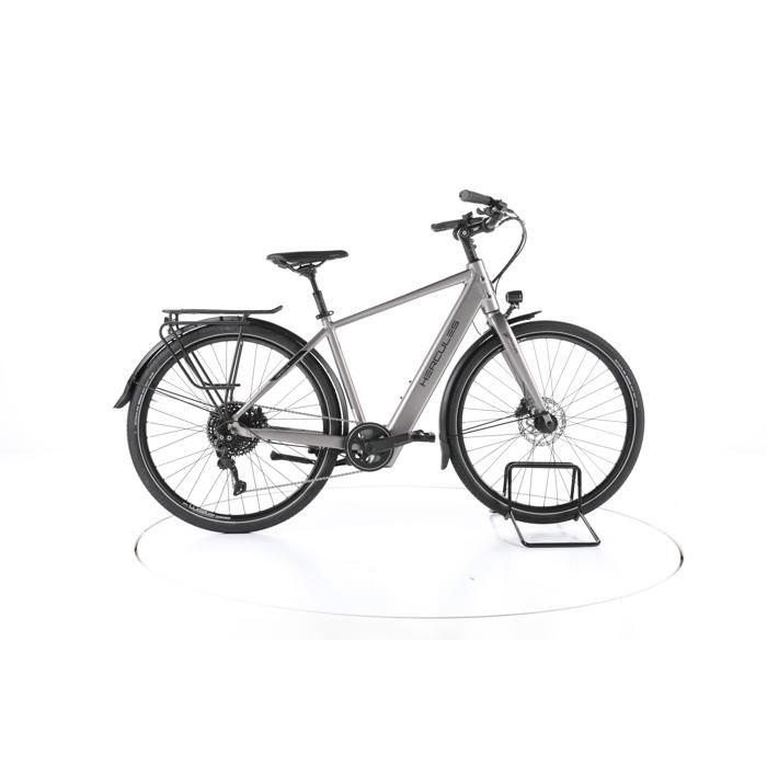 Vélo électrique - Hercules Urbanico I-10 - argent - Vélo électrique de ville - Bafang 410 Wh Reconditionné - Hercules