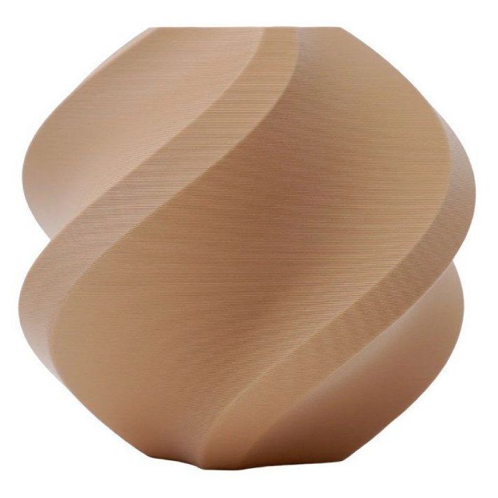 Tete dimpression Bambulab Filament PLA mat Bambu Lab 175 mm 1 kg inclus avec une bobine réutilisable Latte Brown