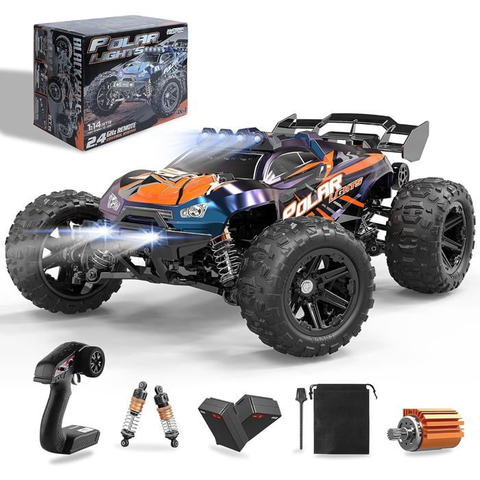 Voiture Télécommandée1/14 40 Km/H Voiture Télécommandée Tout TerrainVoiture Radiocommandée Adulte2