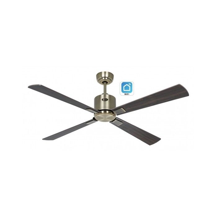 Ventilateur de plafond - CASAFAN - ECO NEO III - 132 cm - WiFi - Moteur en laiton antique - Casafan