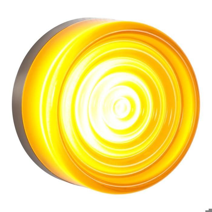 Diday Moderne Lampe Murale Intérieur LED Creatif Applique Murale Vintage en Aggreko Abat-jour Design Spirale Lumière Chaude Ambre