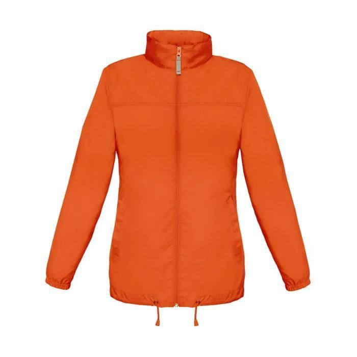 Coupe-vent femme B&C Sirocco - orange Coupe-vent femme B&C Sirocco - orange