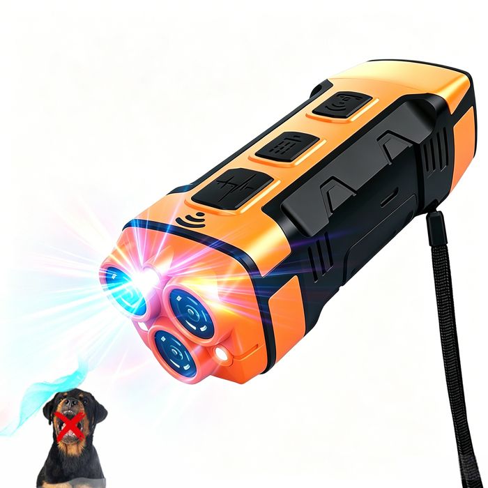 Anti-aboiement pour chien dispositif  - TCHOUPIN -  anti-aboiement à ultrasons lampe de poche led dispositif anti-aboiement sifflet