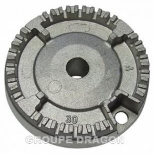Brûleur semi rapide pour plaque de cuisson Ariston K345GWF PF640ES IX PF640ES C00052929 PZ750RG