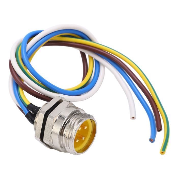 Connecteur De Câble Aviation Fileté SP20 - IP68 - Pour Fils 8-12mm - Neuf