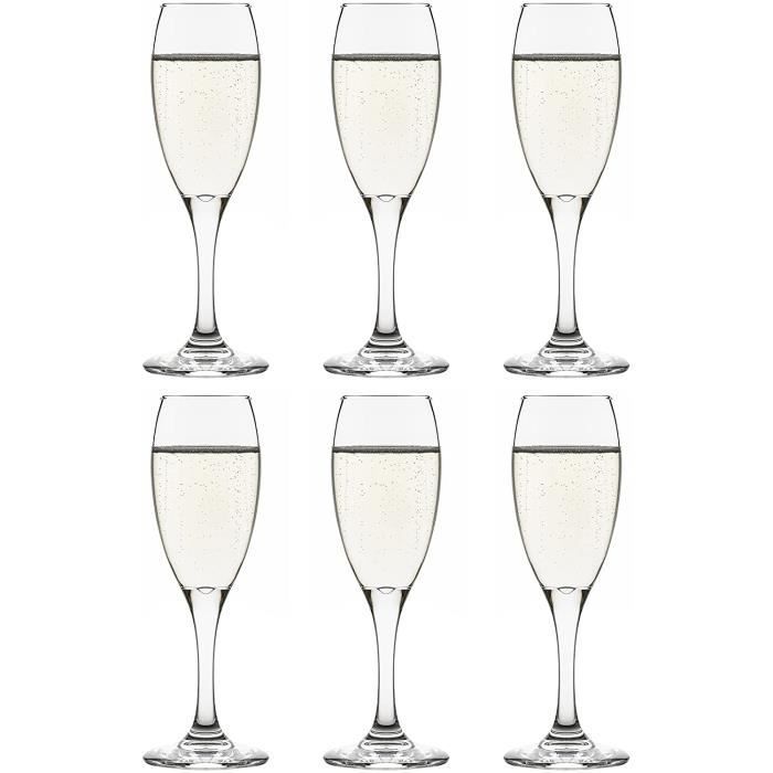 Flûte à champagne Teardrop 170 ml 17 cl 6 pièces Vont au lave