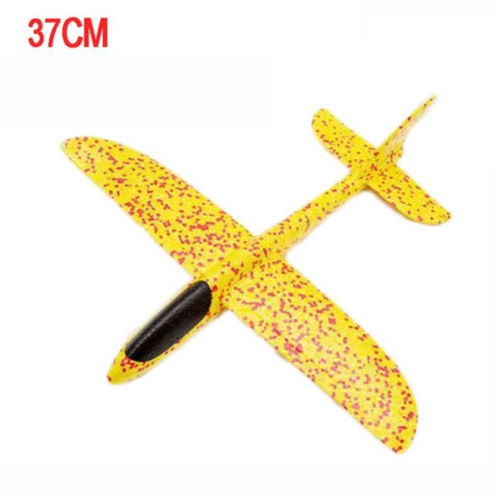 Avion En Mousse à Lancer - 2 Modes De Vol (droit/circulaire), 47 Cm, Pour Enfants - Jouet Extérieur éducatif Garçon/fille