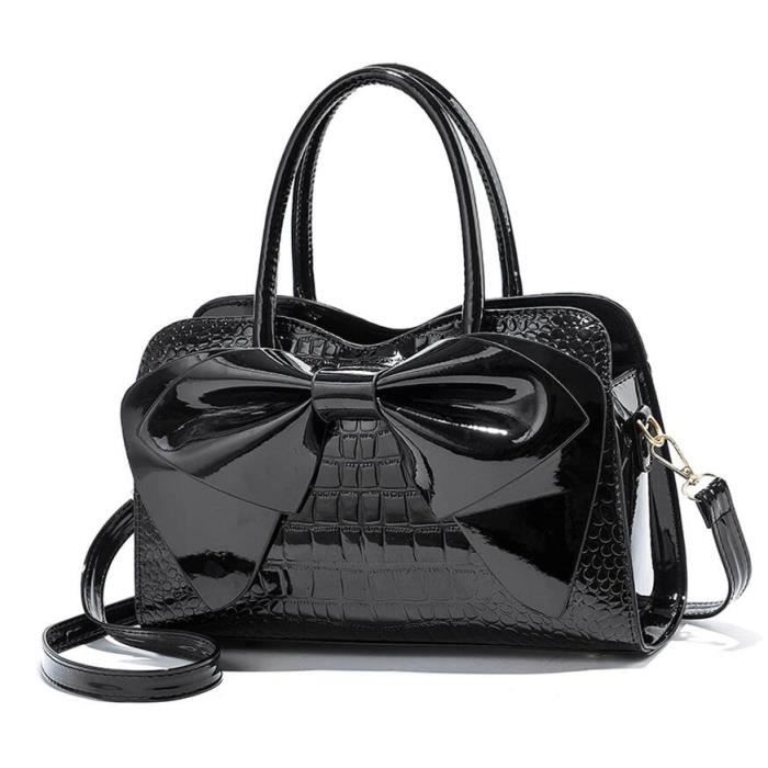 Sac Main Sac Main Femme Tendance Sac d paule avec n ud