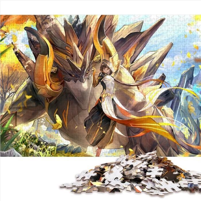 Puzzles en bois pour adultes, beaux puzzles en forme de papillon (1000 pièces, puzzles) 26 x 38 cm
