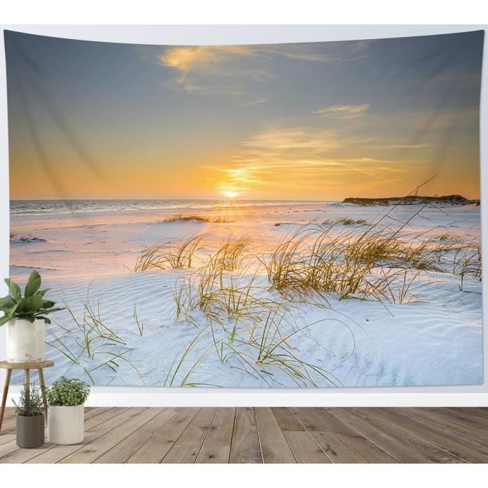 Papier peint mural coucher de soleil et vagues de mer Papier peint mural coucher de soleil et vagues de mer