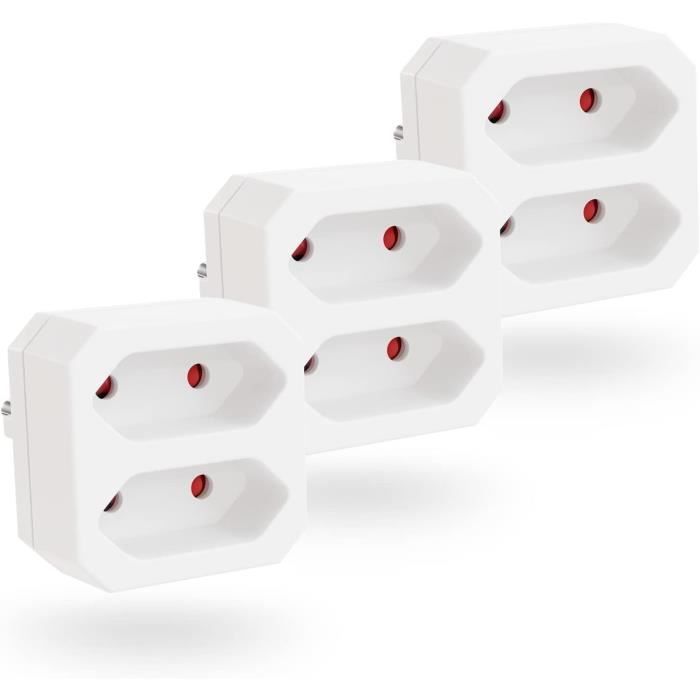 Greate 3X Multiprise Electrique Avec Max 1100W - Prise Electrique ...