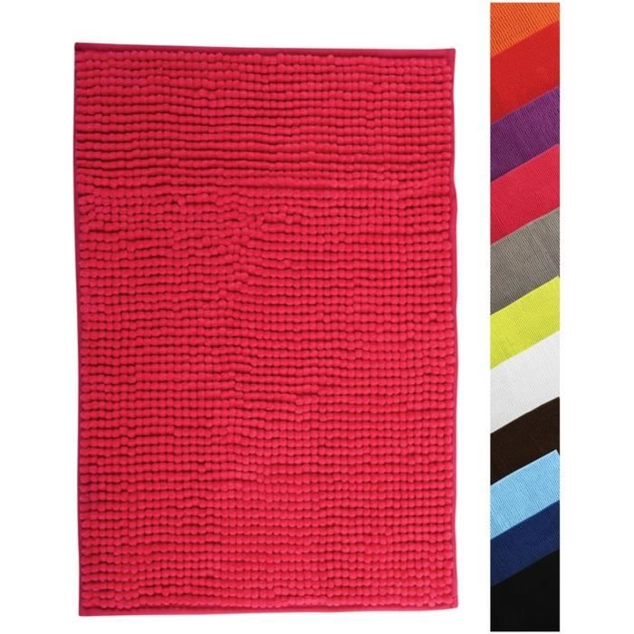 Poils Longs - Microfibres - Anti-Dérapant - 40x60 Cm - Safran Jaune Poils Longs - Microfibres - Anti-Dérapant - 40x60 Cm - Safran Jaune