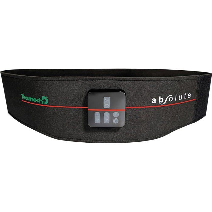 EMS Abdominale Electrostimulation 8 Modes 19 Intensités - Stimulateur Musculaire Rechargeable USB Pour Abdos Bras Jambes