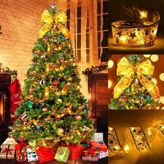 Sapin De Noel En Ruban