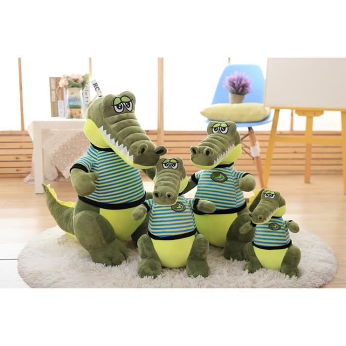 60cm Dessin Anime Mignon Debout Petit Crocodile En Peluche Jouet Poupee Poupee Achat Vente Peluche Cdiscount