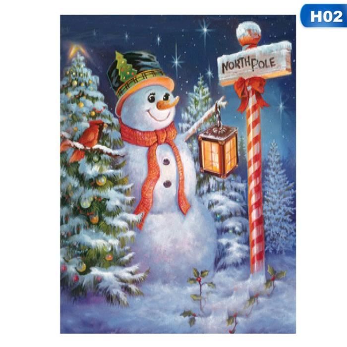 Diamant rond 5d diamant peinture bonhomme de neige de Noël nouveau point de  croix-x793 - Achat / Vente peinture 3d - gel Diamant rond 5d diamant pei -  Cdiscount