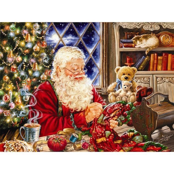 Peinture Au Diamant 5d Noel Diamant Peinture Pere Noel H40 30cm 171 Achat Vente Peinture Au Numero Peinture Au Diamant Cdiscount