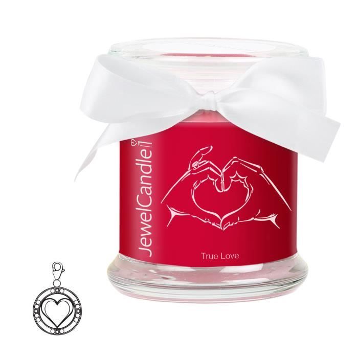 Jewelcandle True Love Bougie parfumée avec bijou surprise en argent