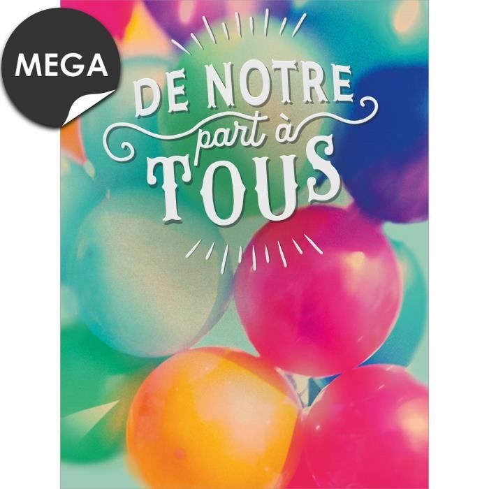 Grande Carte Anniversaire Cdiscount