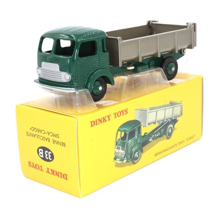 Dinky Toys 33B – Camion Simca Cargo Benne Basculante, Version Lisse