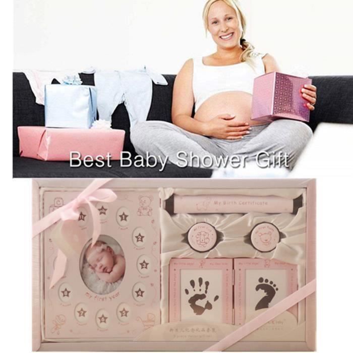 Cadre Empreintes Bebe Kit Empreinte Bebe Mains Pour Liste De Naissance Souvenirs Memorable Decorations Cdiscount Puericulture Eveil Bebe