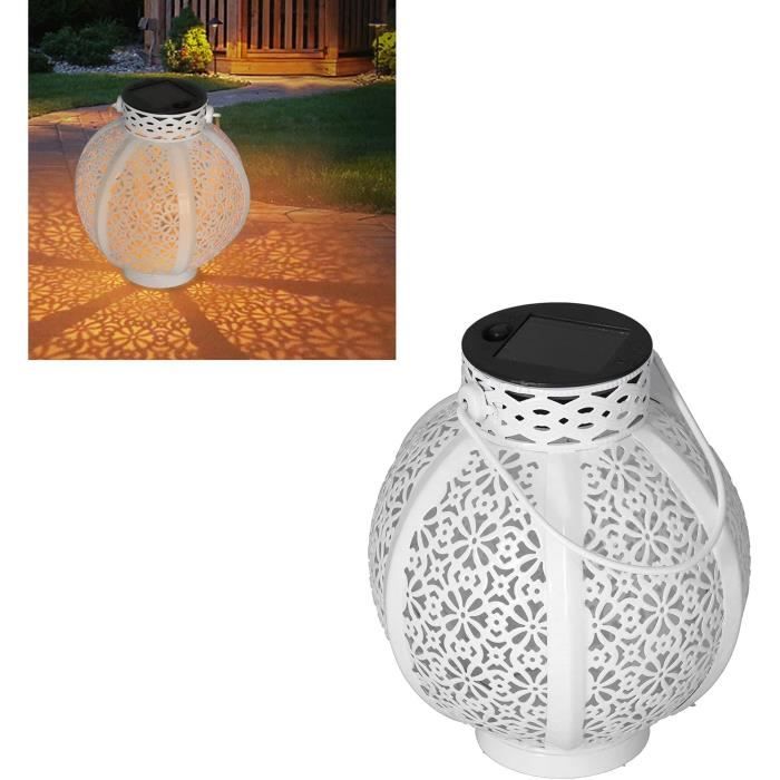 Lanterne Solaire à Led En Fer Forgé Pour Jardin Décoratif