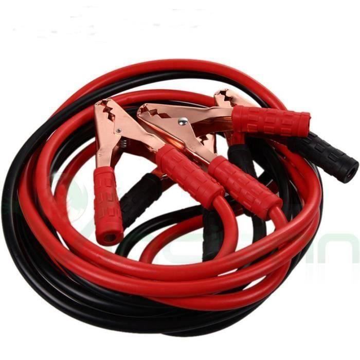 Câbles de démarrage 2000A, 2 mètres, Govec pinces, pour batterie de voiture, moto et camping-voiture Go59533