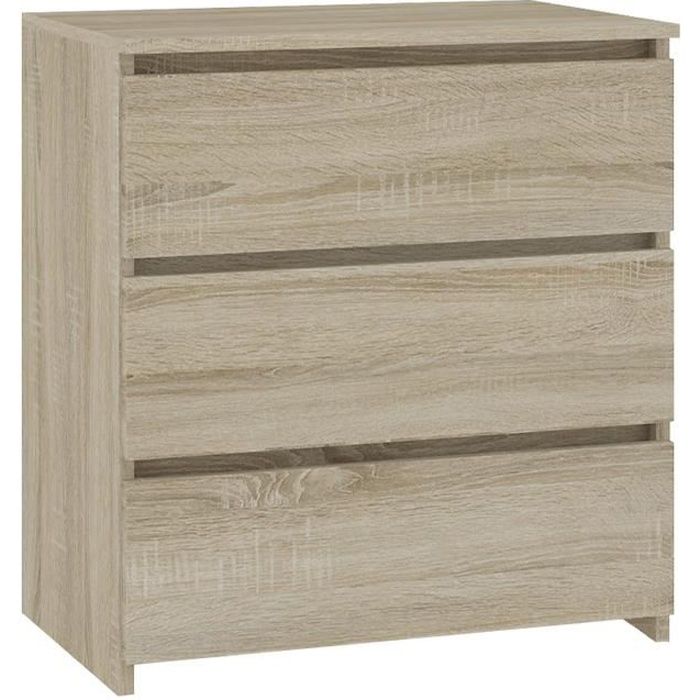 Shala Table De Chevet Contemporaine Chambre 60x57x35 Cm 3