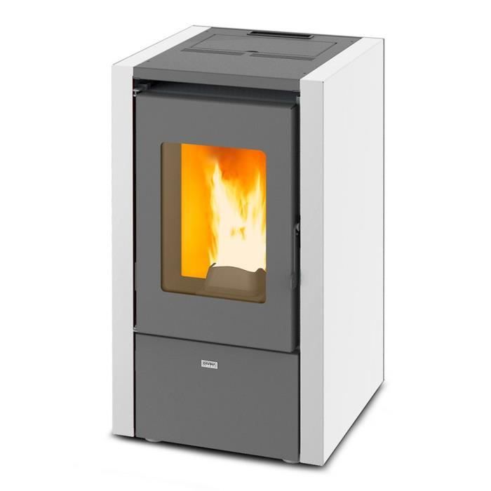 Divina Fire Poele A Granules 6 Kw Surface De Chauffe 145 M Adelina60 Blanc Achat Vente Poele A Granules Pellets Divina Fire Poele A Granule Cdiscount