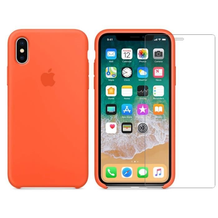 pochette silicone iphone x