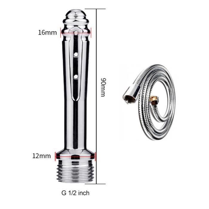 Bidet Portable Shattaf – Douchette WC écologique, Acier Inox, Facile à Installer