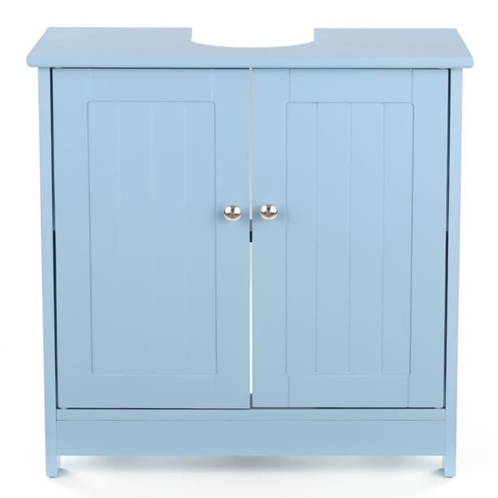 Armoire De Rangement Moderne Sous Evier Ikayaa Avec Portes Meuble