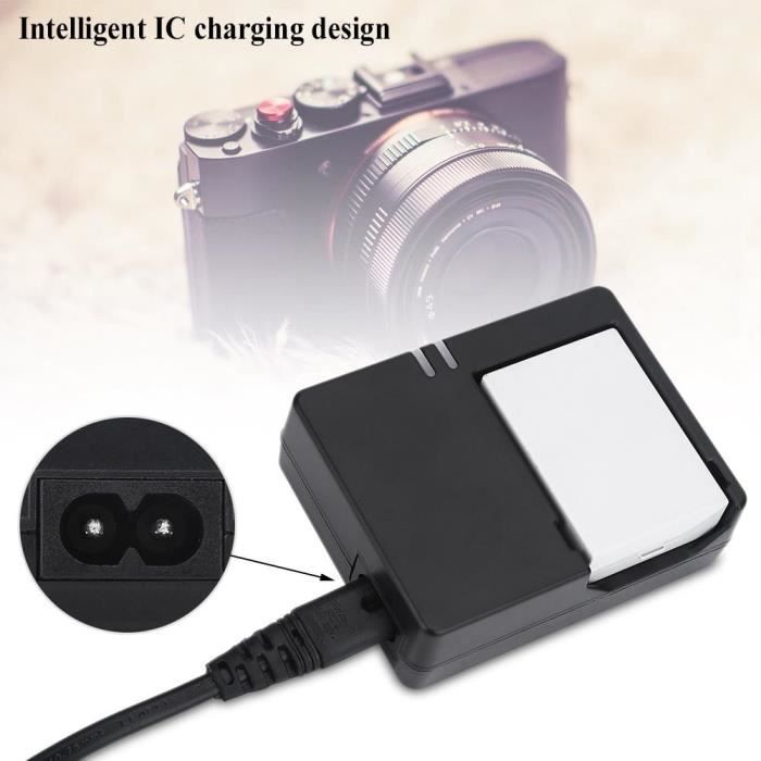 Cuque chargeur de batterie pour Canon Chargeur de batterie pour appareil photo Canon LP-E8 EOS 550D / 600D / 650D / 700D EU P AB070