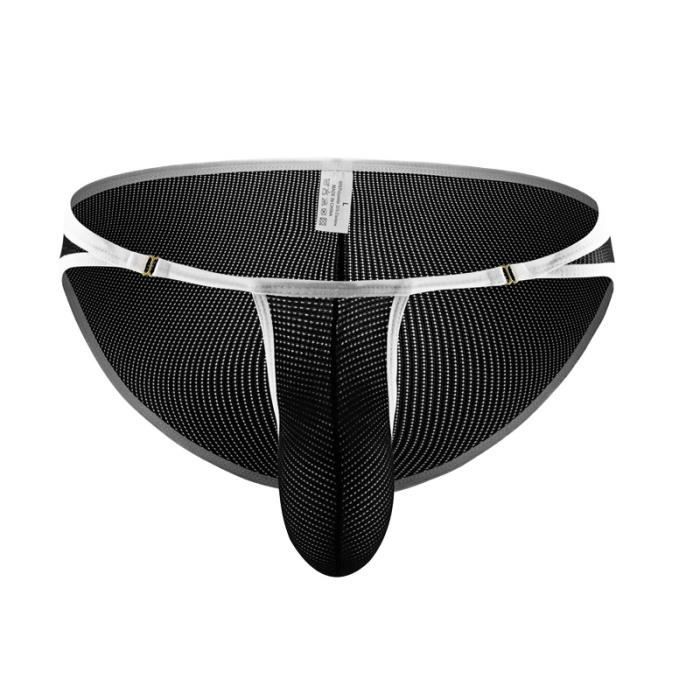 Sous vêtements sexy pour hommes, mini culotte masculine, string en poudre de pénis, taille basse