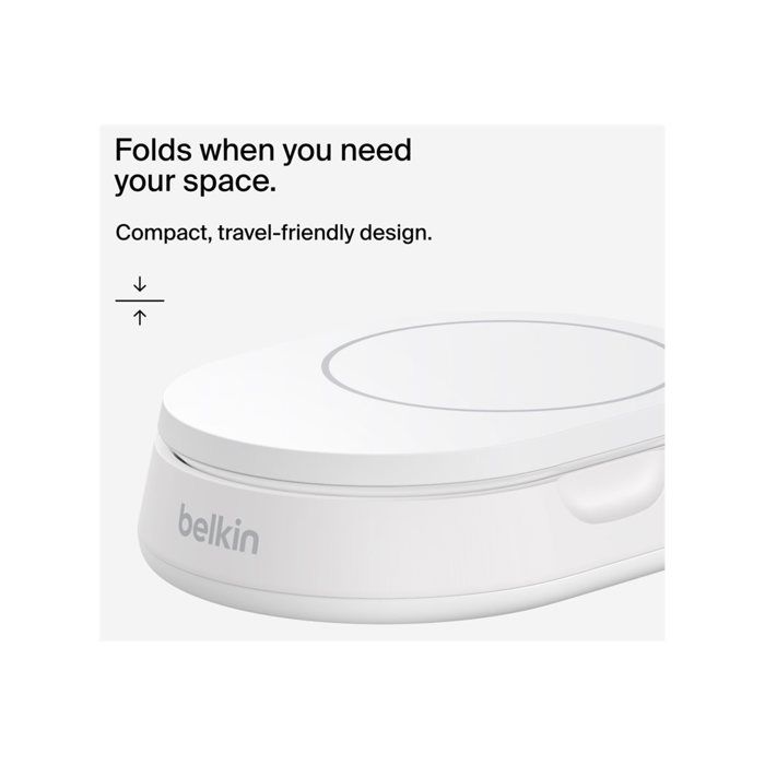 Support de chargement sans fil - Belkin - BoostCharge Pro - Magnétique - Convertible - Qi2