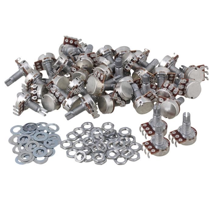 Potentiomètre De Guitare Basse A250K (Log Lin, Sans Pull) – Arbre En Laiton, Qualité US