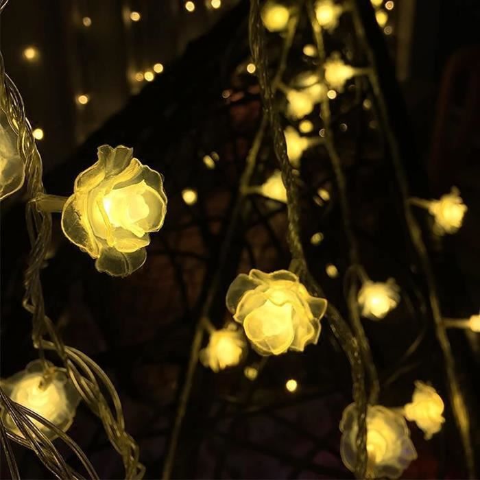 Décoration De Noël Guirlande Lumineuse Extérieure Solaire Guirlande