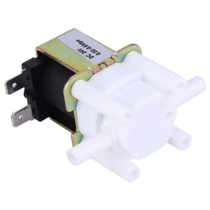 Électrovanne D'eau DC 24V 1/4" - Normalement Fermée (N/C) - Neuf - Quick Connect