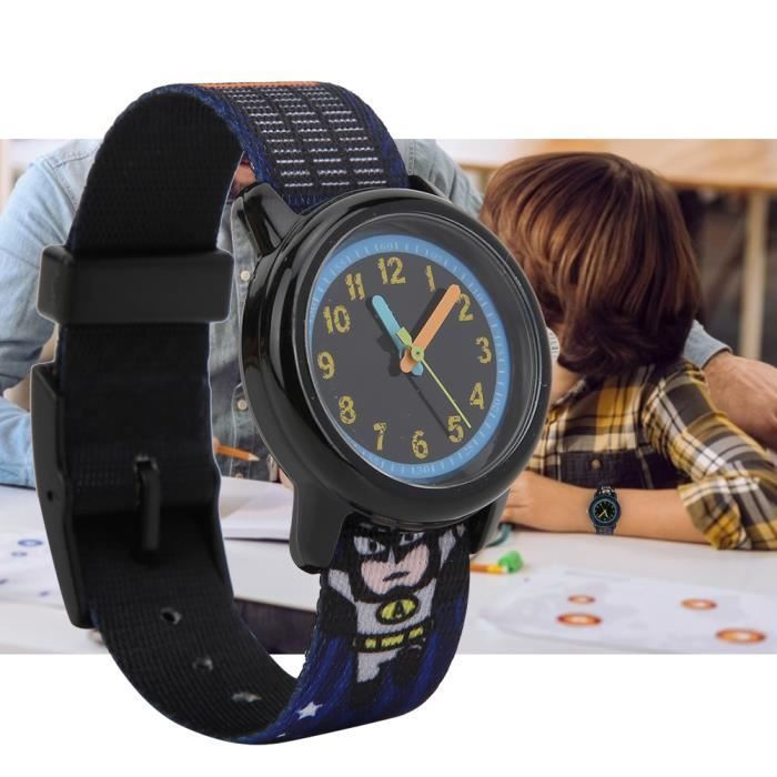 Montre Enfant Analogique 3D Dessin Animé - Étanche 30M - Mouvement Japonais - Bracelet Silicone - Cadeau 3-12 Ans