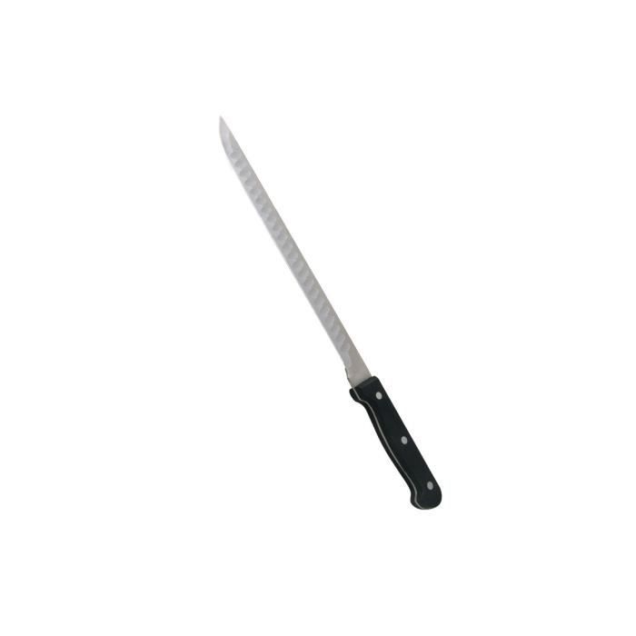 GENERIQUE - Couteau À Jambon Cru Avec Poignée 38,5cm - Cdiscount